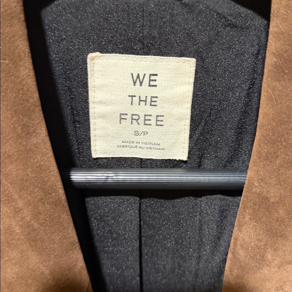 Free People Paper cut faux Suede Blazer - Picture 7 of 9